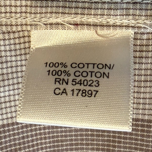 Banana Republic Men 100% cotton Gray Casual Button Down Shirt/size L - Picture 9 of 10